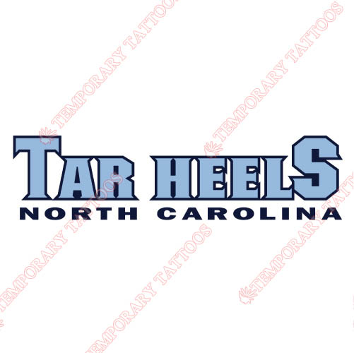 North Carolina Tar Heels Customize Temporary Tattoos Stickers NO.5516
